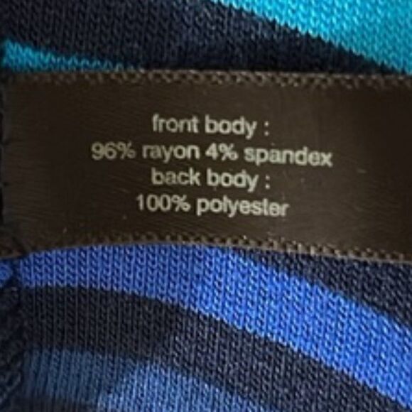 The Limited Women's Blue Striped Pocket Tee Size Medium - Picture 12 of 12